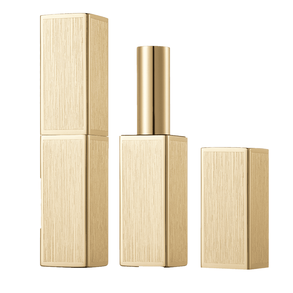 Mini Laser Engraved Square Magnet Lipstick Tube HL8326