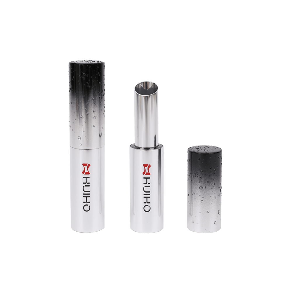 Gradient silver lipstick tube Container HL8237