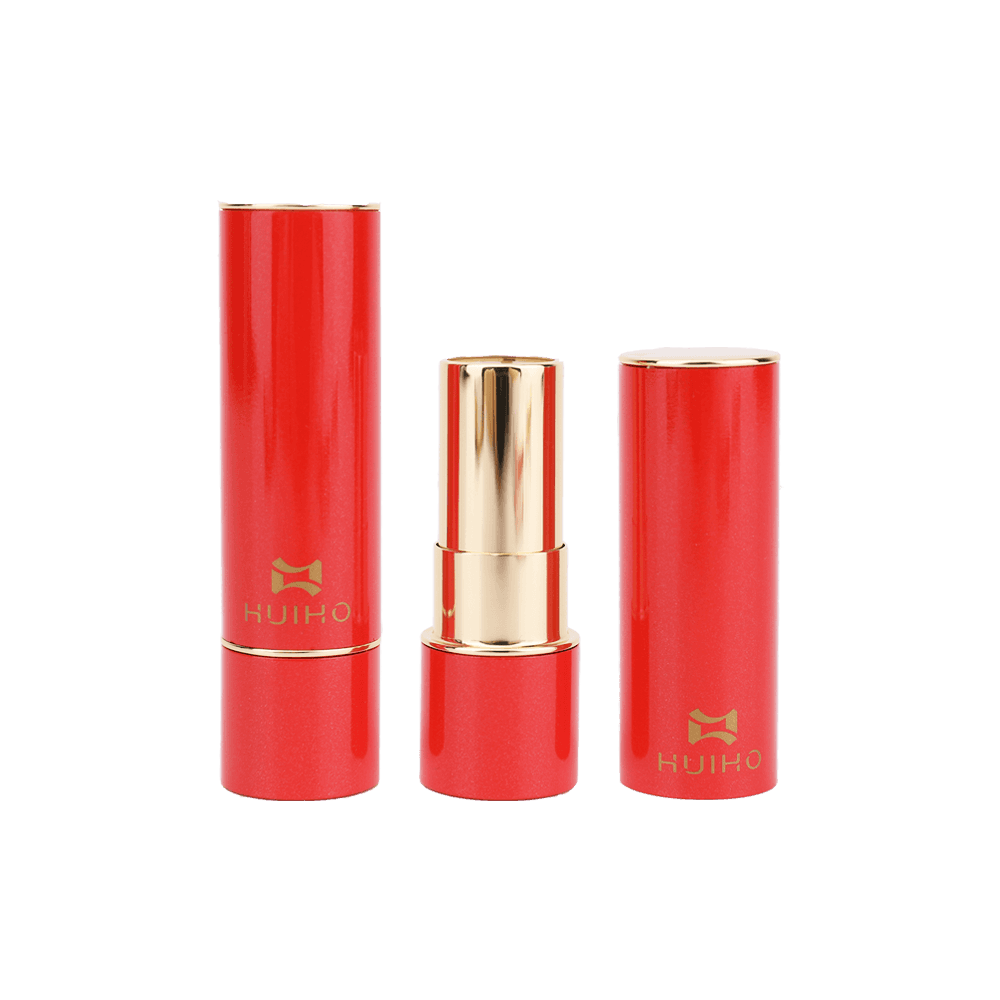Aluminum Red Lip Balms Case HL8256
