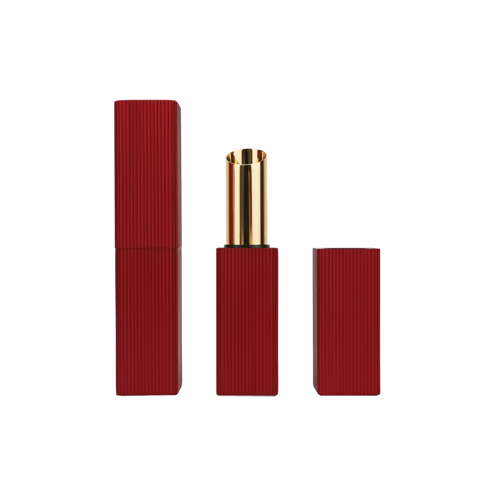 What are the specific details of the lipstick packaging design?