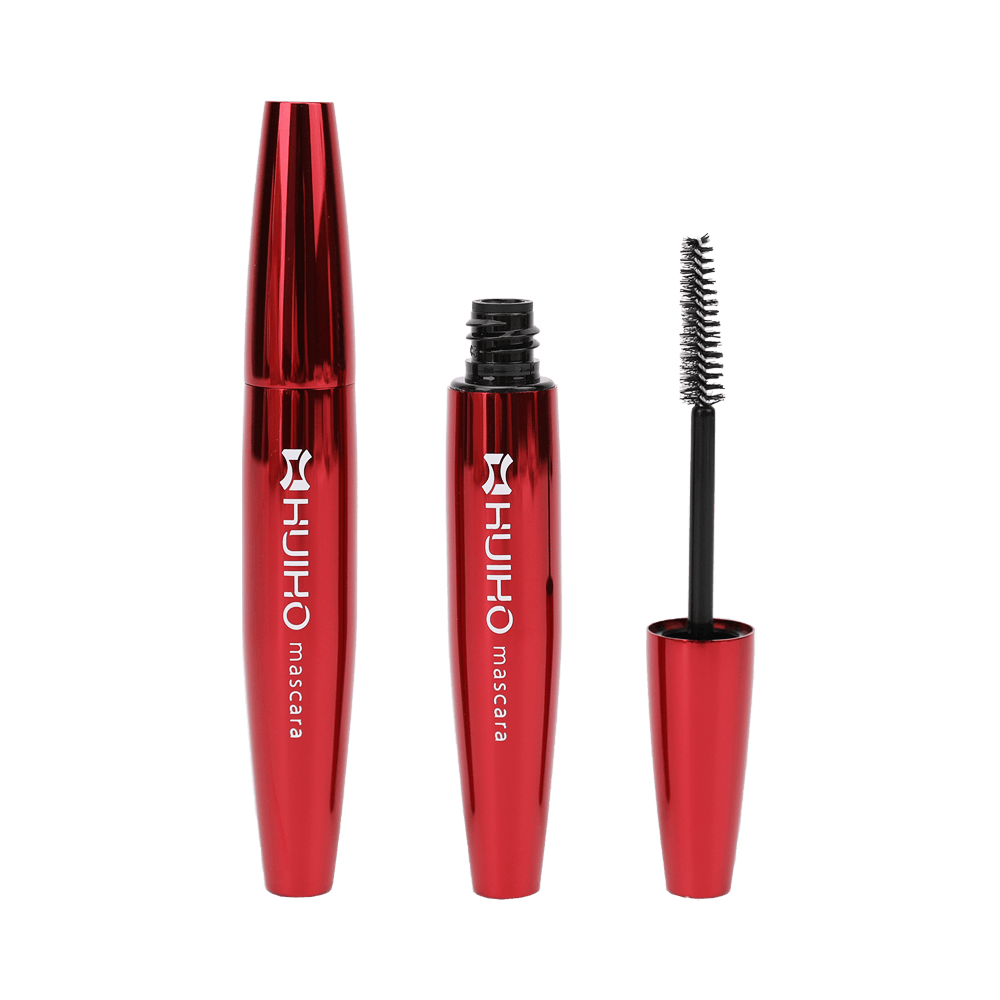 A mascara tube is a small container holds mascara