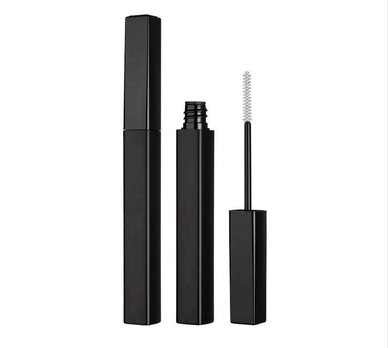 If you want your empty aluminum mascara tube to have a unique metallic look and be resistant to wear and tear, what kind of surface treatment is recommended?