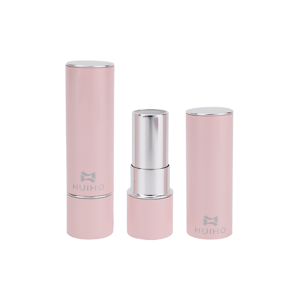 Custom Round Pink Lipstick Packaging HL8256